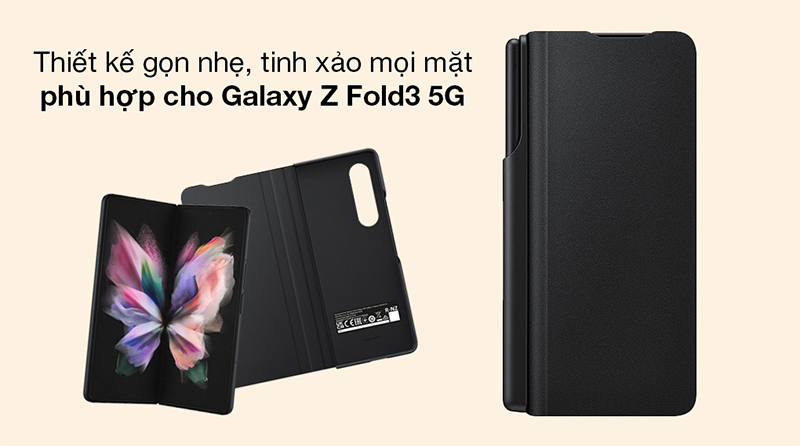 Hình minh họa bao da Samsung Galaxy Z Fold3 5G